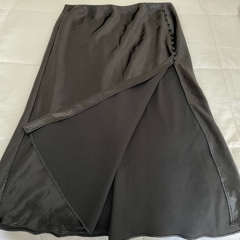 Victoria Secret black satin skirt. Size XL